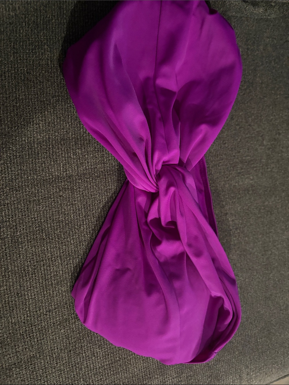 Vibrant Purple Women's Twist Bikini Top